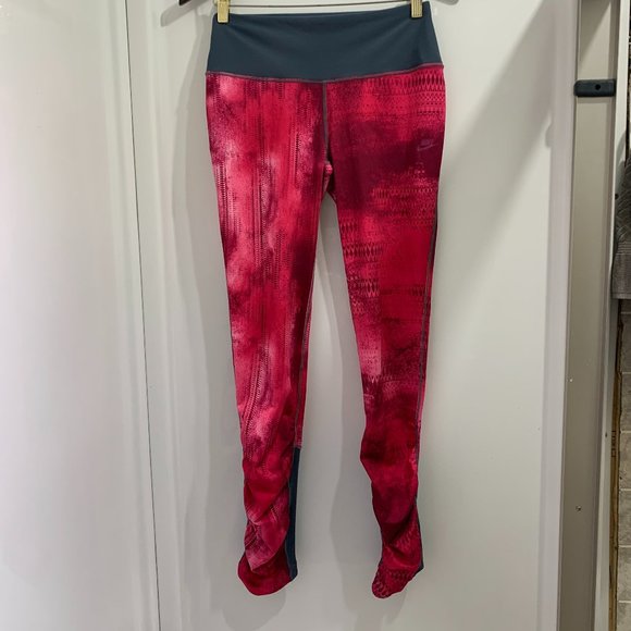 Nike Leggings Pink/Grey Size XL - Picture 1 of 7